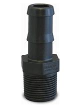 HOSE BARB POLY 1/4"MPT X 1/4" HB
