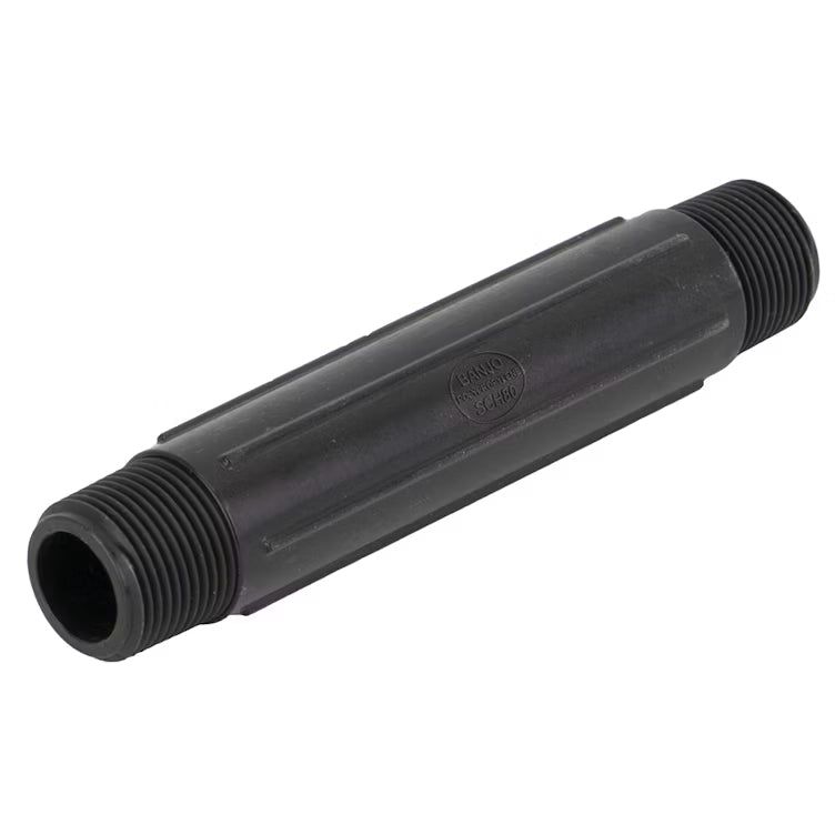 POLY PIPE NIPPLE 3/4" MPT X 6" L