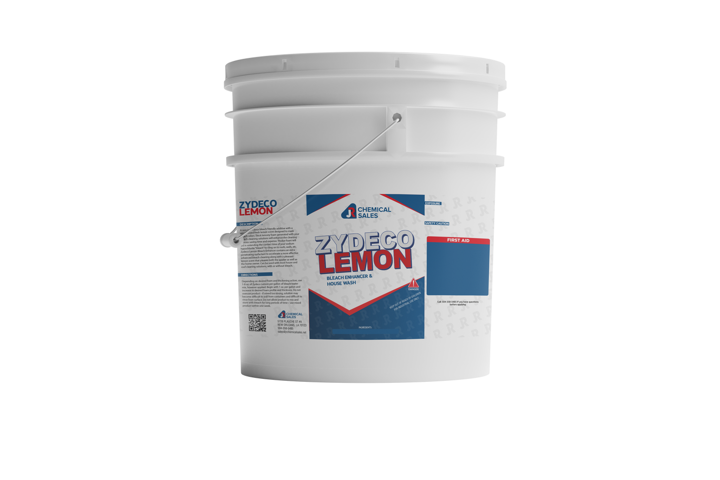 JRC ZYDECO LEMON BLEACH ENHANCER & SURFACTANT 5 GAL