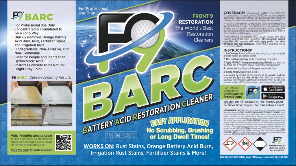 F9 BARC (Rust Remover) 1 GAL