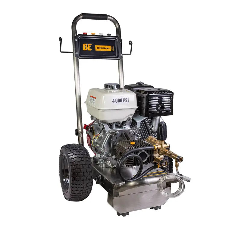 BE 4,000 PSI - 4.0 GPM Gas Pressure Washer with Honda GX390 Engine and Comet Triplex Pump
