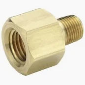 ADAPTER BRASS 1/4" FPT X 1/4" MPT