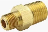 REDUCING NIPPLE BRASS 1/2" MPT X 1/4" MPT