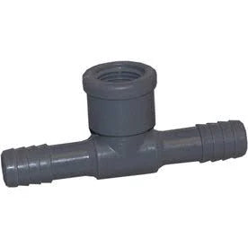 POLY TEE INSERT 1"HB X 1/2"FPT X 1" HB