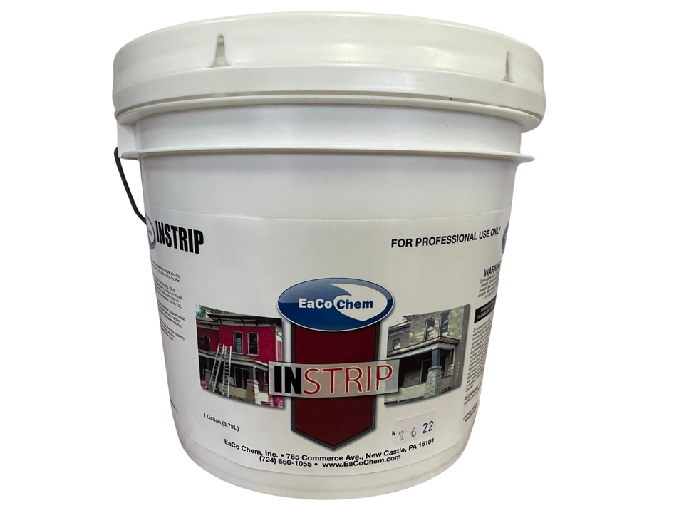 EACO CHEM IN STRIP Non-Hazardous Interior & Exterior Stripping Agent 1 GALLON PAIL