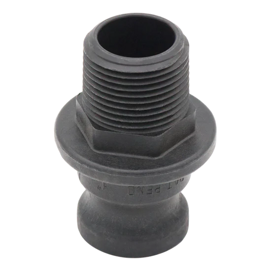 POLY ADAPTER 1 1/2" MALE  X 1 1/2" MPT