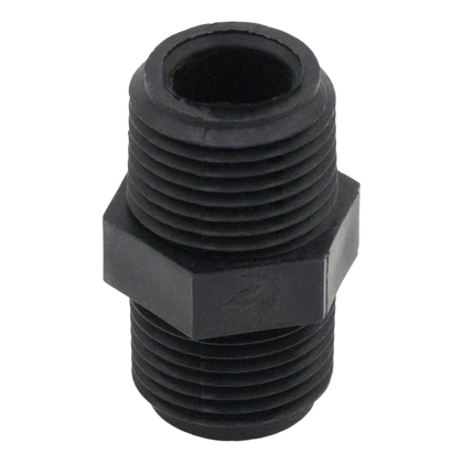 POLY NIPPLE 1"MPT X 1"MPT