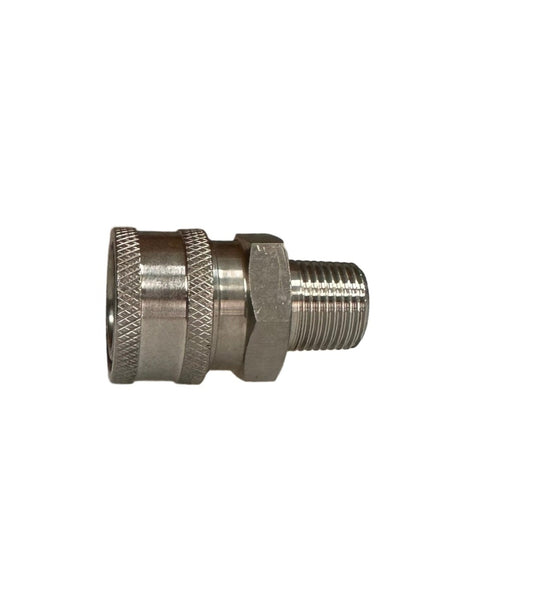 QUICK CONNECT SOCKET MALE 3/8" SS