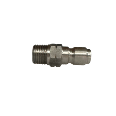 QUICK CONNECT PLUG MALE 1/4" SS