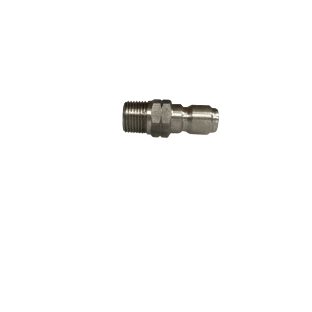 COUPLER SS QC 3/8" Plug x 1/2 MPT