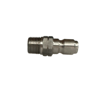 QUICK CONNECT PLUG MALE 3/8" SS