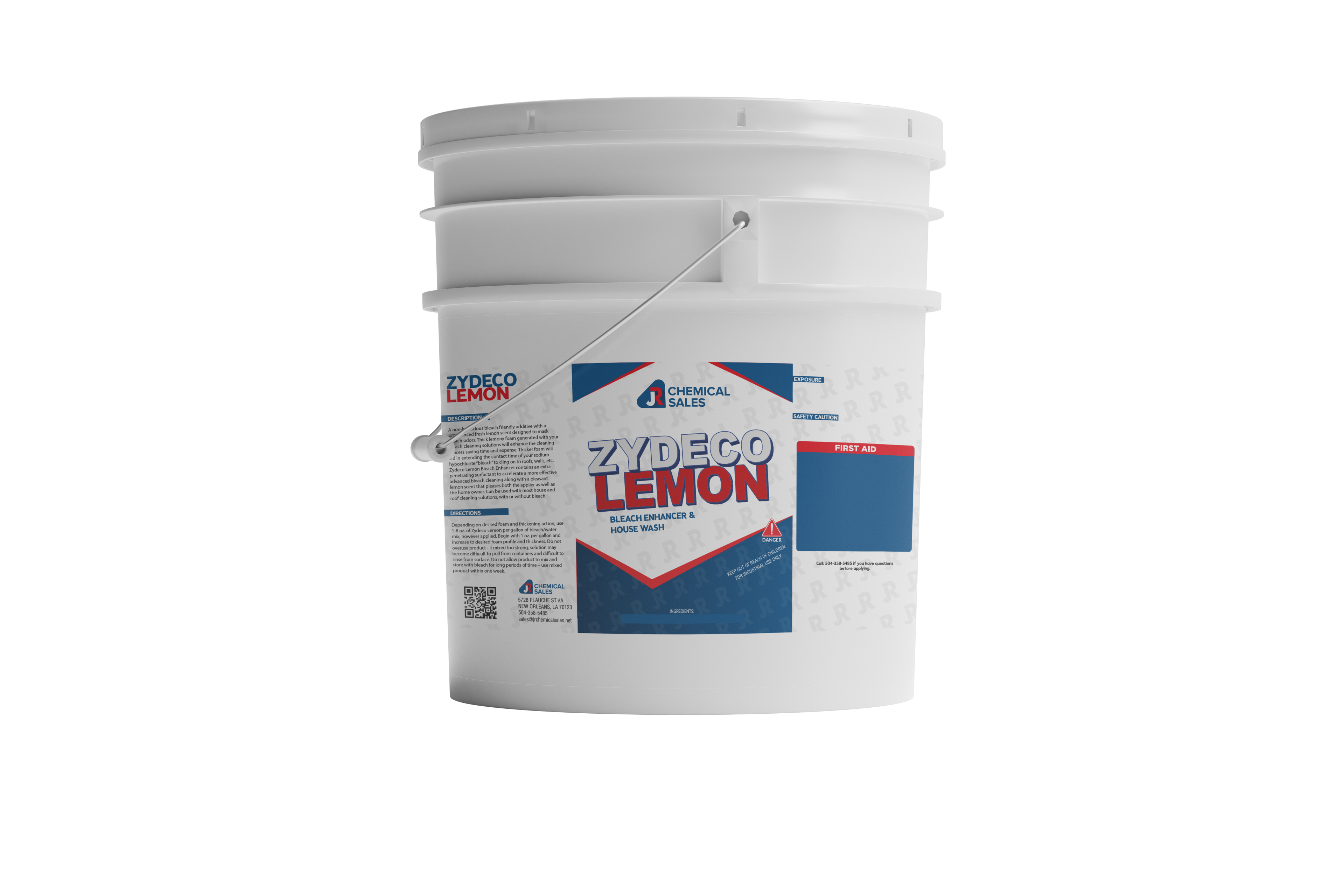 JRC ZYDECO LEMON BLEACH ENHANCER & SURFACTANT 5 GAL