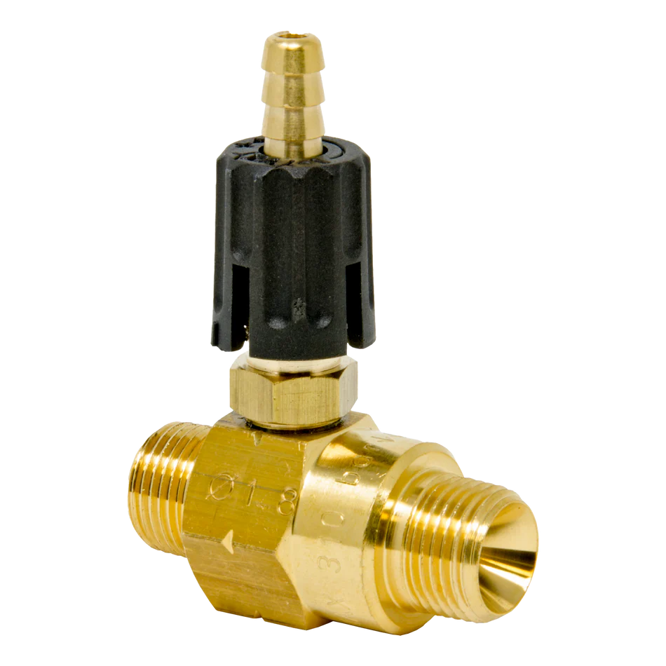 INJECTOR ADJUSTABLE BRASS 2.1mm 3-5GPM