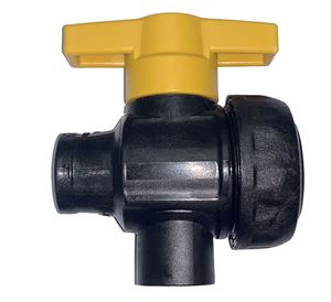 BALL VALVE 1/2" FPT 3-Way Polypropylene Union